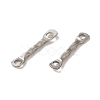Non-Tarnish 304 Stainless Steel Connector Charms STAS-Q323-02A-P-2