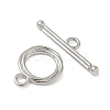 Brass Toggle Clasps KK-CBAFC6C-07G-P-3