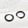 202 Stainless Steel Huggie Hoop Earrings EJEW-F111A-13mm-EB-3
