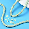 Handmade Polymer Clay Beads Strands CLAY-R089-6mm-157-7