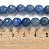 Dyed & Heated Natural Blue Aventurine Beads Strands G-E571-A10-02-5