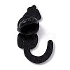 Cat Initial Letter Enamel Pin JEWB-A005-27-J-2