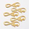 Tibetan Style Alloy Infinity with Hope Links connectors TIBE-S230-G-FF-1