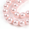 Baking Paint Pearlized Glass Pearl Bead Strands X-HY-N002-4mm-A10-4