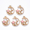 Alloy Enamel Pendants X-ENAM-S121-062B-2