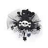 Halloween Theme Candy Bag Felt Alligator Hair Clips PHAR-L008-01D-1