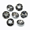 Pointed Back Glass Rhinestone Cabochons RGLA-T029-8mm-07-1