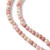 Natural Rhodonite Beads Strands G-F748-U01-02-4