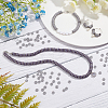 10 Strands Flat Round Handmade Polymer Clay Beads CLAY-PH0001-44A-5
