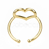 Brass Cuff Rings RJEW-N035-040-NF-3