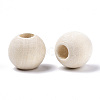 Natural Unfinished Wood Beads WOOD-Q038-10mm-2