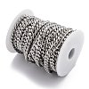 Tarnish Resistant 304 Stainless Steel Cuban Link Chain STAS-B019-02C-P-4