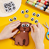 20 Pairs Polyester Cloth Self-adhesive Patches DIY-PH0038-19A-3