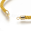 Cotton Cord Bracelet Making KK-F758-03I-G-2