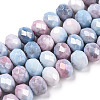 Ombre Effect Dyed Glass Beads Strands LS-GLAA-C023-02-B06-1