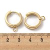 201 Stainless Steel Huggie Hoop Earrings Findings STAS-A167-01T-G-3