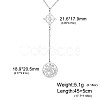 Witch Knot 304 Stainless Steel Hollow Pendant Y Necklaces for Women FS-WGCB0A9-13-1