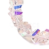 Transparent Glass Beads Strands X-EGLA-P061-04A-AB06-3