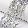 Electroplate Glass Beads Strands EGLA-A034-J6mm-S07-1