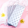 Paper Wave Point Glitter Powder Carry Storage Tote Bags ABAG-TAC0035-15B-5
