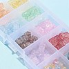 155Pcs 10 Style Transparent Crackle Glass Beads GLAA-FS0001-47-4
