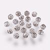 Carved Brass Beads KK-G312-02P-4mm-1