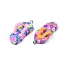 Handmade Polymer Clay Pendants X-PORC-S1007-48-4