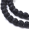 Natural Lava Rock Beads Strands X-g434-8-3