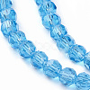 Glass Beads Strands EGLA-J042-6mm-07-3