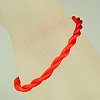 Nylon Rattail Satin Cord Bracelet Making AJEW-JB00019-02-2