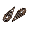Walnut Wood Pendants WOOD-A025-08-2