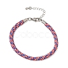Braided Round Polyester Cord Bracelet Makings FB-CBAEDA0-01P-16-1