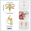 20Pcs Alloy Clip-on Earring Findings FIND-SC0013-67-2