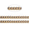 Golden Brass Enamel Curb Chain CHC-H103-07C-G-2
