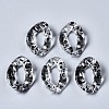 Transparent Spray Paint Acrylic Linking Rings TACR-Q276-001A-1