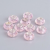 Faceted Glass European Beads GPDL-E004-01B-2