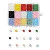 375G 15 Colors Glass Seed Beads SEED-JP0004-02-2mm-1