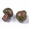 Natural Unakite GuaSha Stone G-N0325-02L-2