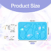 1Pc Irregular Geometric Pendant Silicone Mold DIY-TA0005-88-3