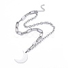 Non-Tarnish 304 Stainless Steel Paperclip Chains & Cable Chain Jewelry Sets SJEW-K153-09P-2