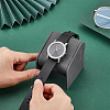 Desktop Imitation Leather Single Watch Holder ODIS-WH0007-64A-3