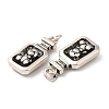 Rack Plating Brass Pendants KK-C030-28AS-2