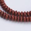 Natural Red Jasper Beads Strands G-P354-05-4x2mm-3