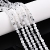 Dyed Natural White Jade Beads Strands G-T140-4mm-A02-2
