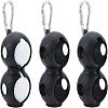 3Pcs 8-shape Silicone Silicon Golf Ball Cover AJEW-FH0002-06-1