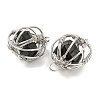Natural Black Tourmaline Pendants G-H293-03P-02-2