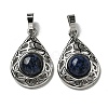 Natural Sodalite Pendants G-Q158-05P-21-1