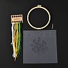 DIY Transparent Fabric Embroidery Kits DIY-K032-77-2
