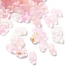 Gradient Color Transparent Frosted Acrylic Beads OACR-M023-06C-1