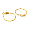 Iron Huggie Hoop Earring Findings IFIN-E025-01B-G-2